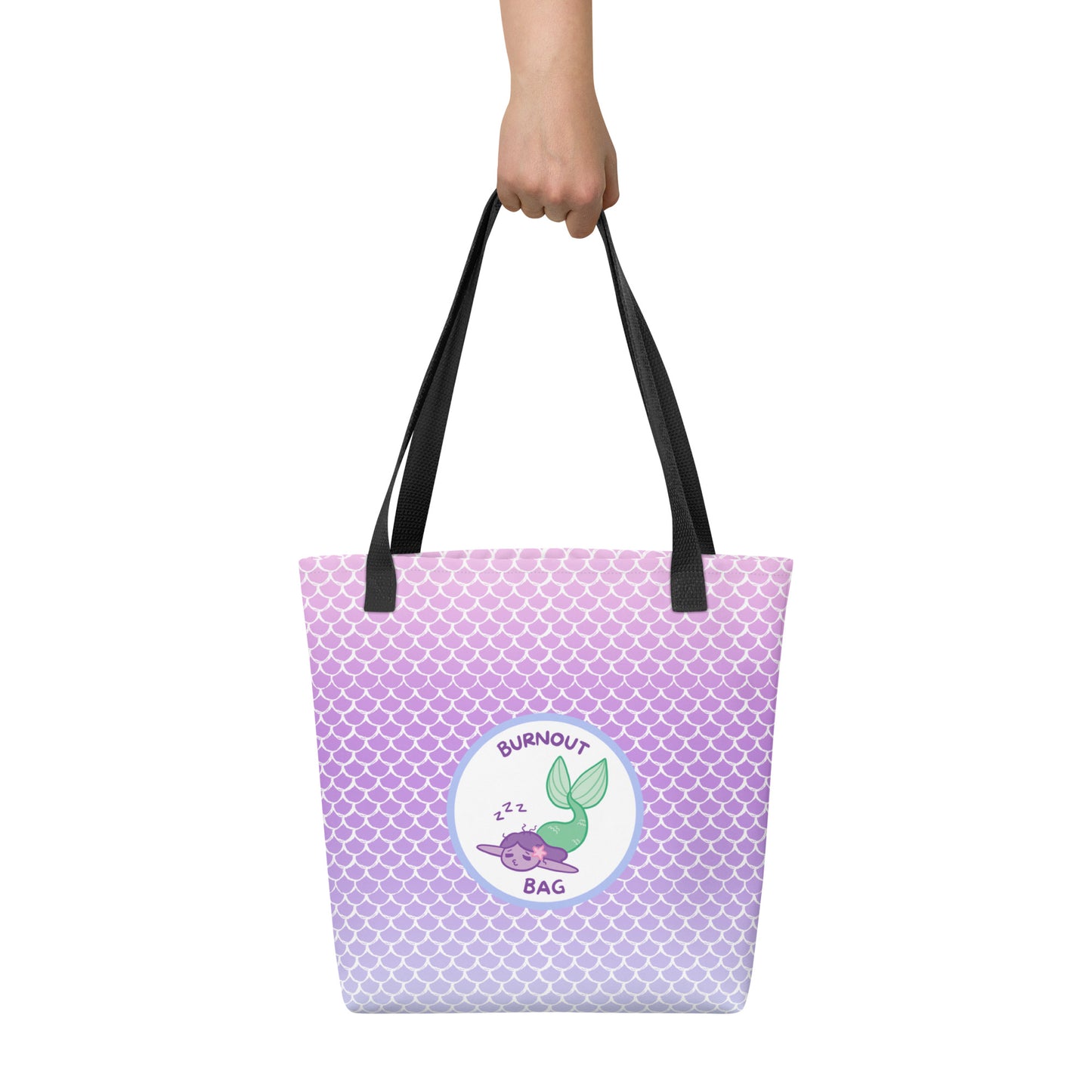 Mermaid Shell Burn Out Bag