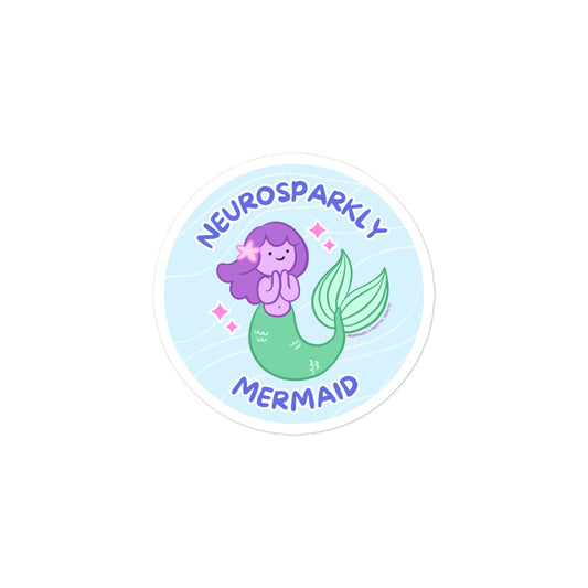 Neurosparkly Mermaid sticker