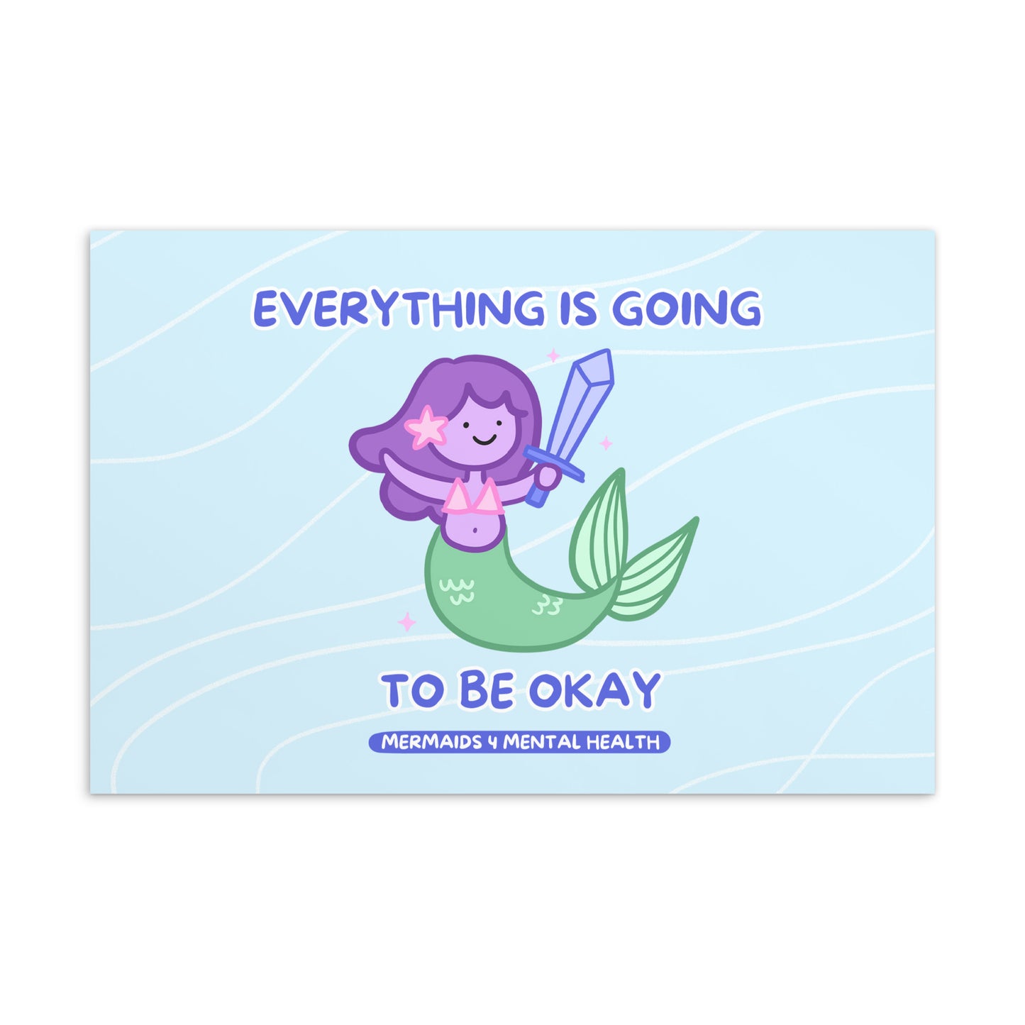 Everything is going to be Okay Postcard